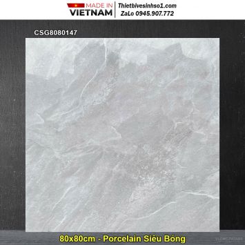 Gạch 80x80 CMC CSG8080147 Vân Đá Xám