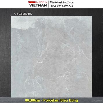 Gạch 80x80 CMC CSG8080150 Vân Đá Xám