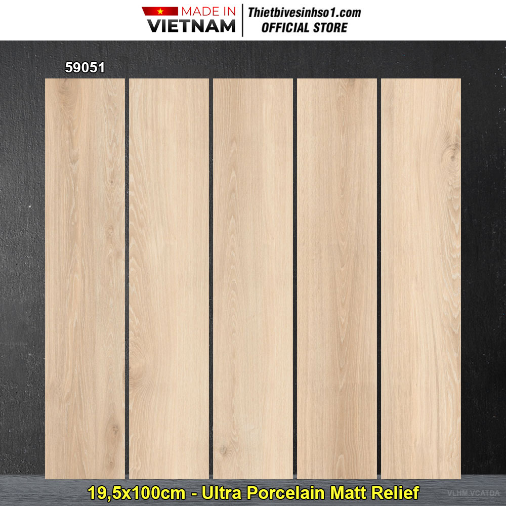 Gạch Giả Gỗ 19,5x100 Hoàn Mỹ Perfetto 59051 Gạch Giả Gỗ 19,5x100 Hoàn Mỹ Perfetto 59051