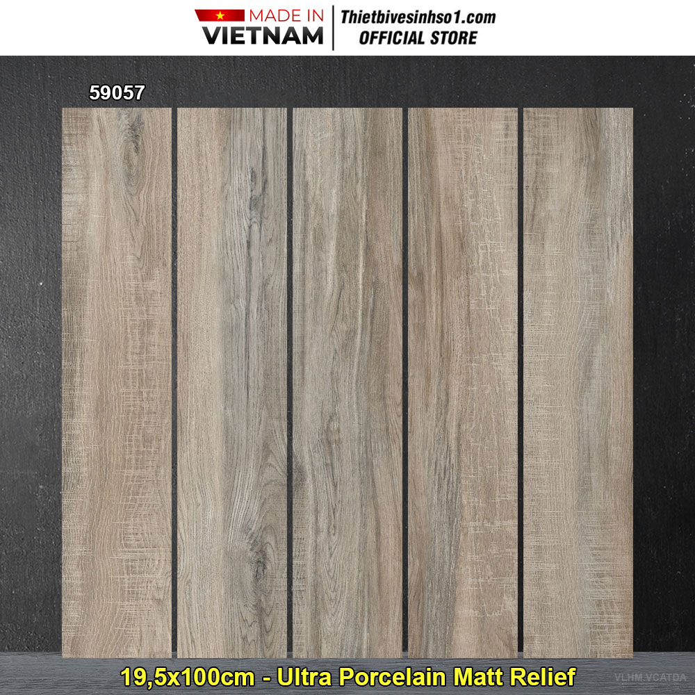 Gạch Giả Gỗ 19,5x100 Hoàn Mỹ Perfetto 59057 Gạch Giả Gỗ 19,5x100 Hoàn Mỹ Perfetto 59057