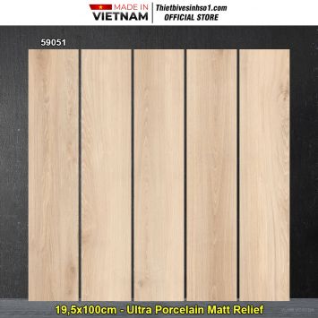 Gạch Giả Gỗ 19,5x100 Hoàn Mỹ Perfetto 59051