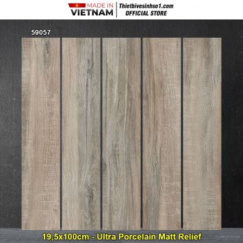 Gạch Giả Gỗ 19,5x100 Hoàn Mỹ Perfetto 59057