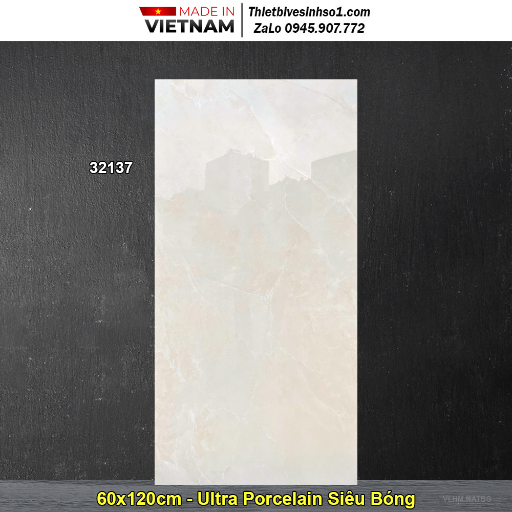 Gạch 60x120 Hoàn Mỹ Perfetto 32137 Vân Vàng Nhạt