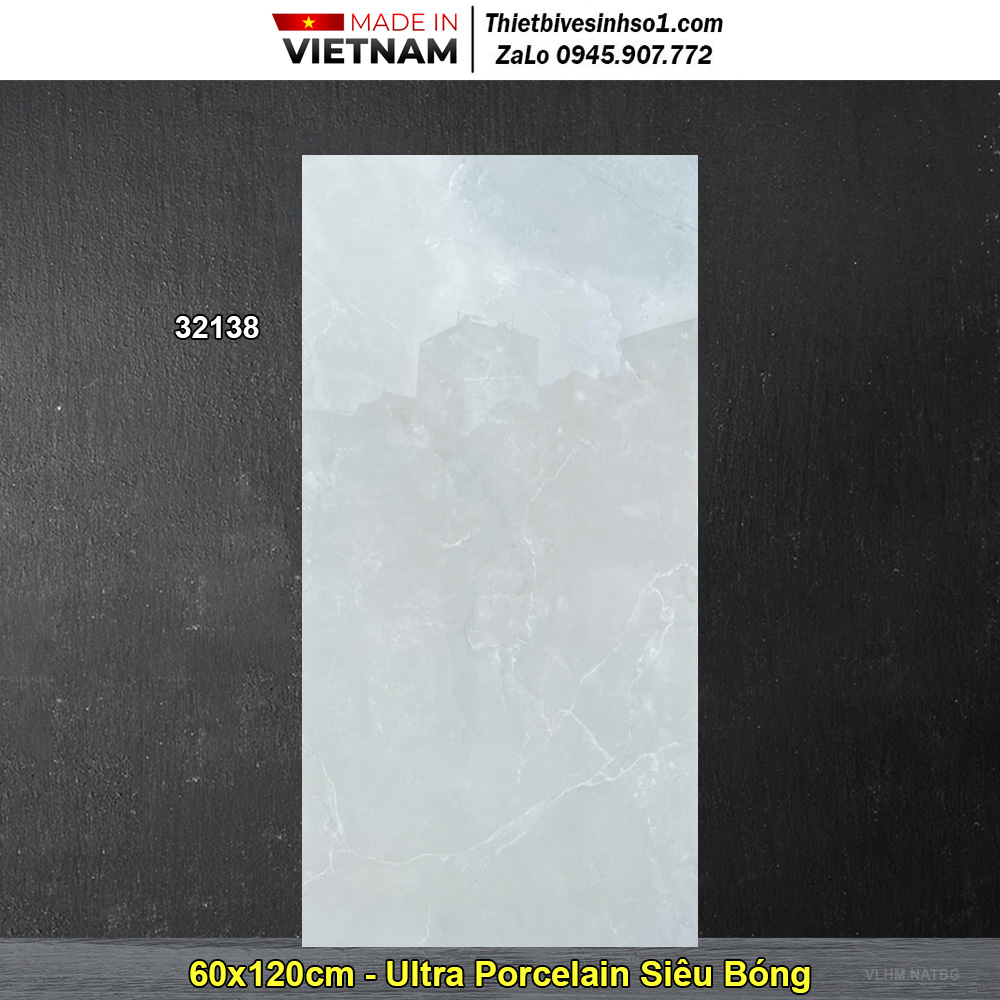 Gạch 60x120 Hoàn Mỹ Perfetto 32138 Vân Xám