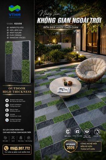 Gạch 42x60 Hoàn Mỹ Perfetto 62508 Lát Sân