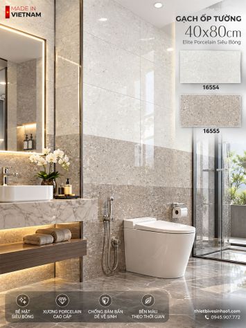 Gạch 40x80 Hoàn Mỹ Perfetto 16555-16554