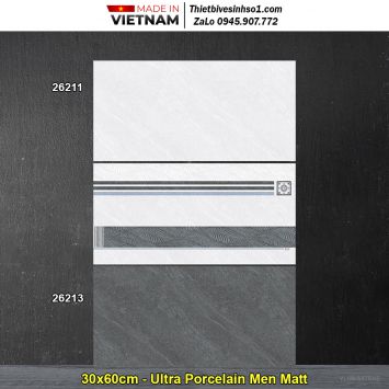 Gạch 30x60 Hoàn Mỹ Perfetto 26213-26211