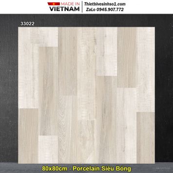 Gạch 80x80 Hoàn Mỹ Perfetto 33022 Vân Gỗ