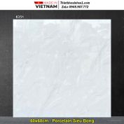 Gạch 60x60 Hoàn Mỹ Perfetto 6351 Trắng Vân Đá