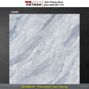 Gạch 80x80 Hoàn Mỹ Perfetto 35066 Vân Xám Xanh