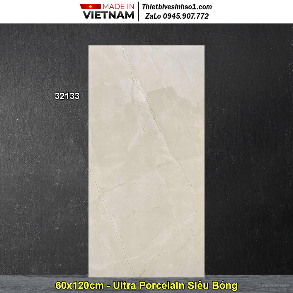 Gạch 60x120 Hoàn Mỹ Perfetto 32133 Vân Vàng Kem
