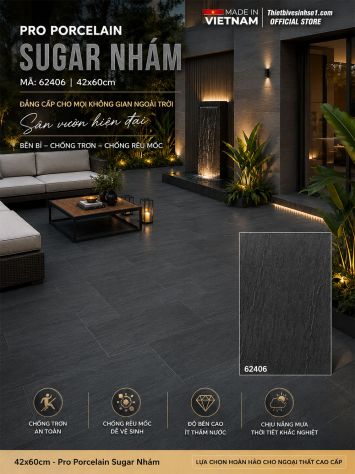 Gạch 42x60 Hoàn Mỹ Perfetto 62406 Lát Sân