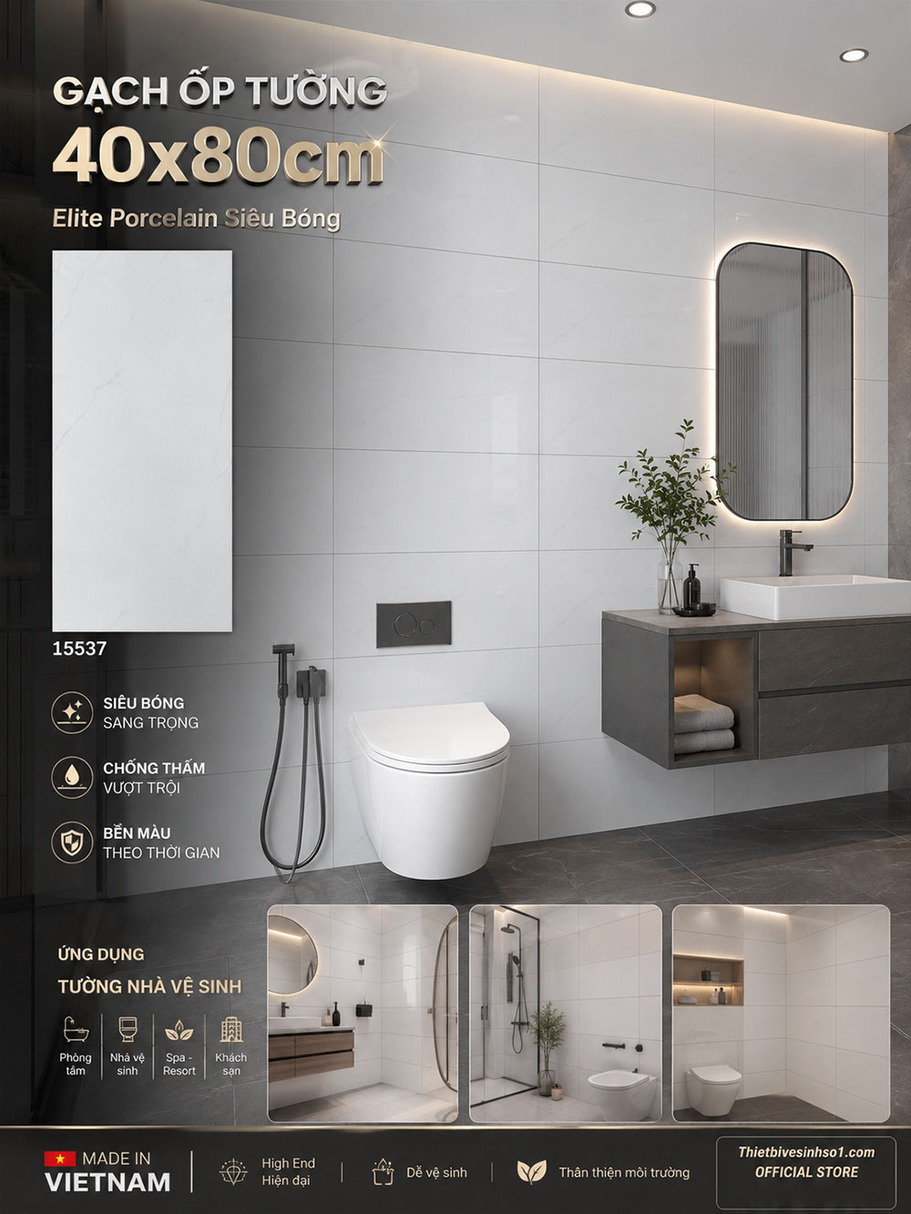 Gạch 40x80 Hoàn Mỹ Perfetto 15537 Gạch 40x80 Hoàn Mỹ Perfetto 15537