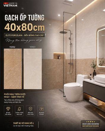 Gạch 40x80 Hoàn Mỹ Perfetto 15552-15551