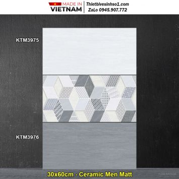 Gạch 30x60 Viglacera KTM3975-KTM3976