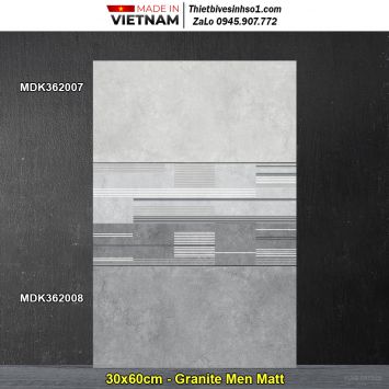 Gạch 30x60 Viglacera MDK362007-MDK362008