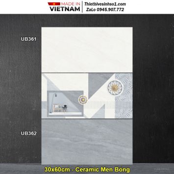 Gạch 30x60 Viglacera UB361-UB362