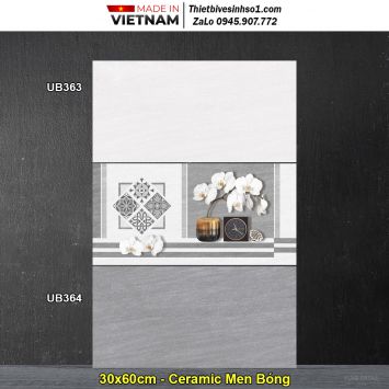 Gạch 30x60 Viglacera UB363-UB364