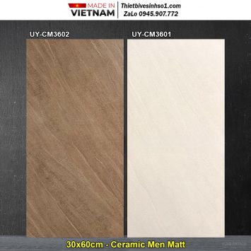 Gạch 30x60 Viglacera UY-CM3601 ,UY-CM3602