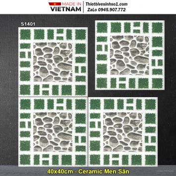 Gạch 40x40 Viglacera S1401 Lát Sân