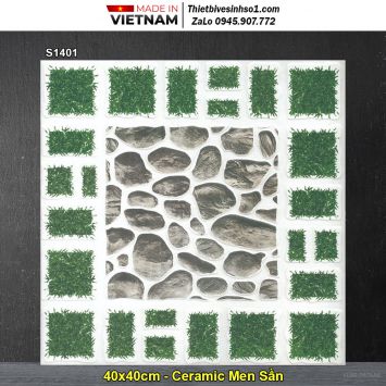 Gạch 40x40 Viglacera S1401 Lát Sân