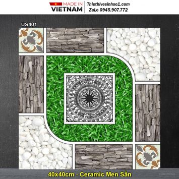 Gạch 40x40 Viglacera US401 Lát Sân