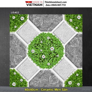 Gạch 40x40 Viglacera US402 Lát Sân