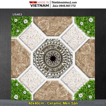 Gạch 40x40 Viglacera US403 Lát Sân