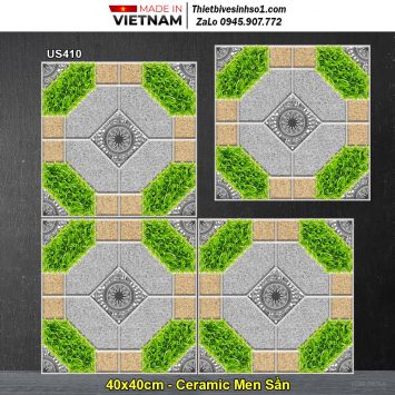 Gạch 40x40 Viglacera US410 Lát Sân