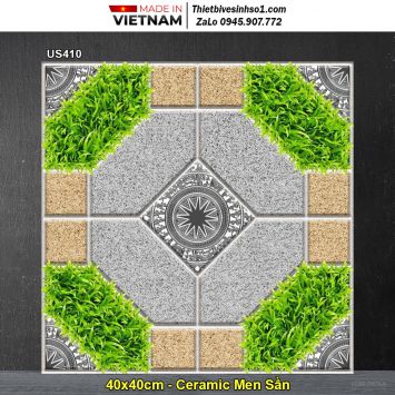 Gạch 40x40 Viglacera US410 Lát Sân