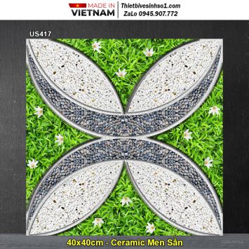 Gạch 40x40 Viglacera US417 Lát Sân