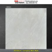 Gạch 50x50 Viglacera HM503 Vân Ghi Vàng