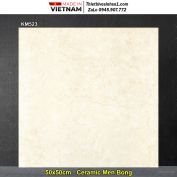 Gạch 50x50 Viglacera KM523 Vàng Kem