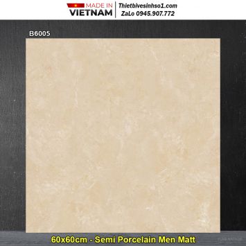 Gạch 60x60 Viglacera B6005 Vân Vàng