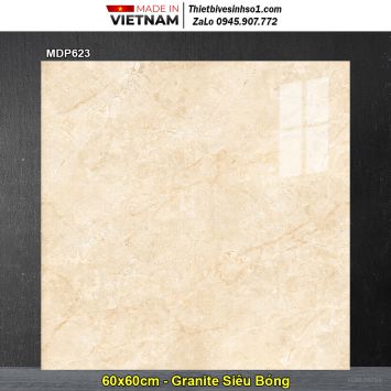 Gạch 60x60 Viglacera MDP623 Vân Đá Vàng