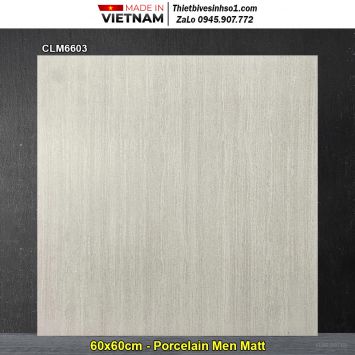 Gạch 60x60 Viglacera CLM6603 Sọc Vàng Xám