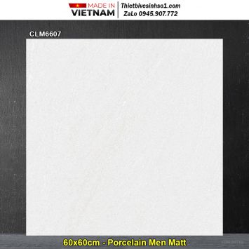 Gạch 60x60 Viglacera CLM6607 Vân Xám