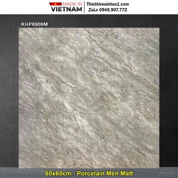 Gạch 60x60 Viglacera KHP6906M Vân Xám Xanh