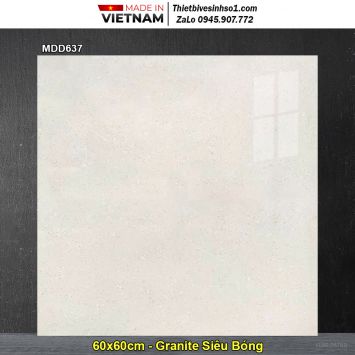 Gạch 60x60 Viglacera MDD637 Vân Vàng Kem