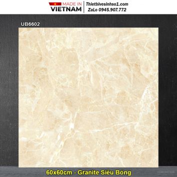 Gạch 60x60 Viglacera UB6602 Vân Đá Vàng