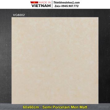 Gạch 60x60 Viglacera VG6002 Vàng Nâu