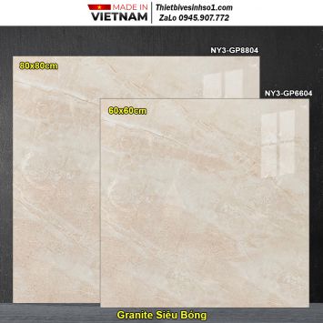 Gạch 80x80 Và 60x60 Viglacera NY3-GP8804-NY3-GP6604