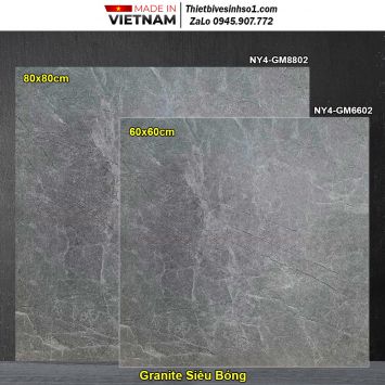 Gạch 80x80 Và 60x60 Viglacera NY4-GM8802-NY4-GM6602