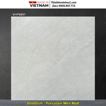 Gạch 80x80 Viglacera VHP8807 Vân Xi Măng