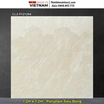 Gạch 1,2m x 1,2m Viglacera CL2-P121204 Vân Đá Vàng