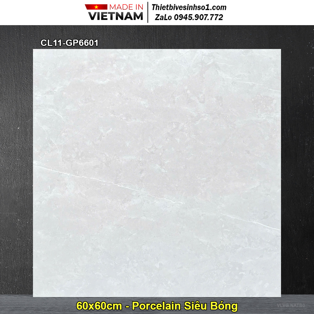 Gạch 60x60 Viglacera CL11-GP6601 Vân Xám