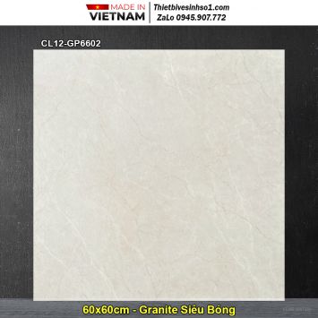 Gạch 60x60 Viglacera CL12-GP6602 Vàng Nhạt