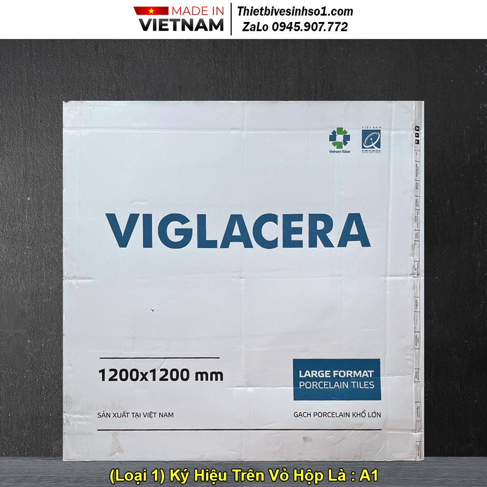 Vỏ Hộp Gạch 1,2m x 1,2m Viglacera Loại 1