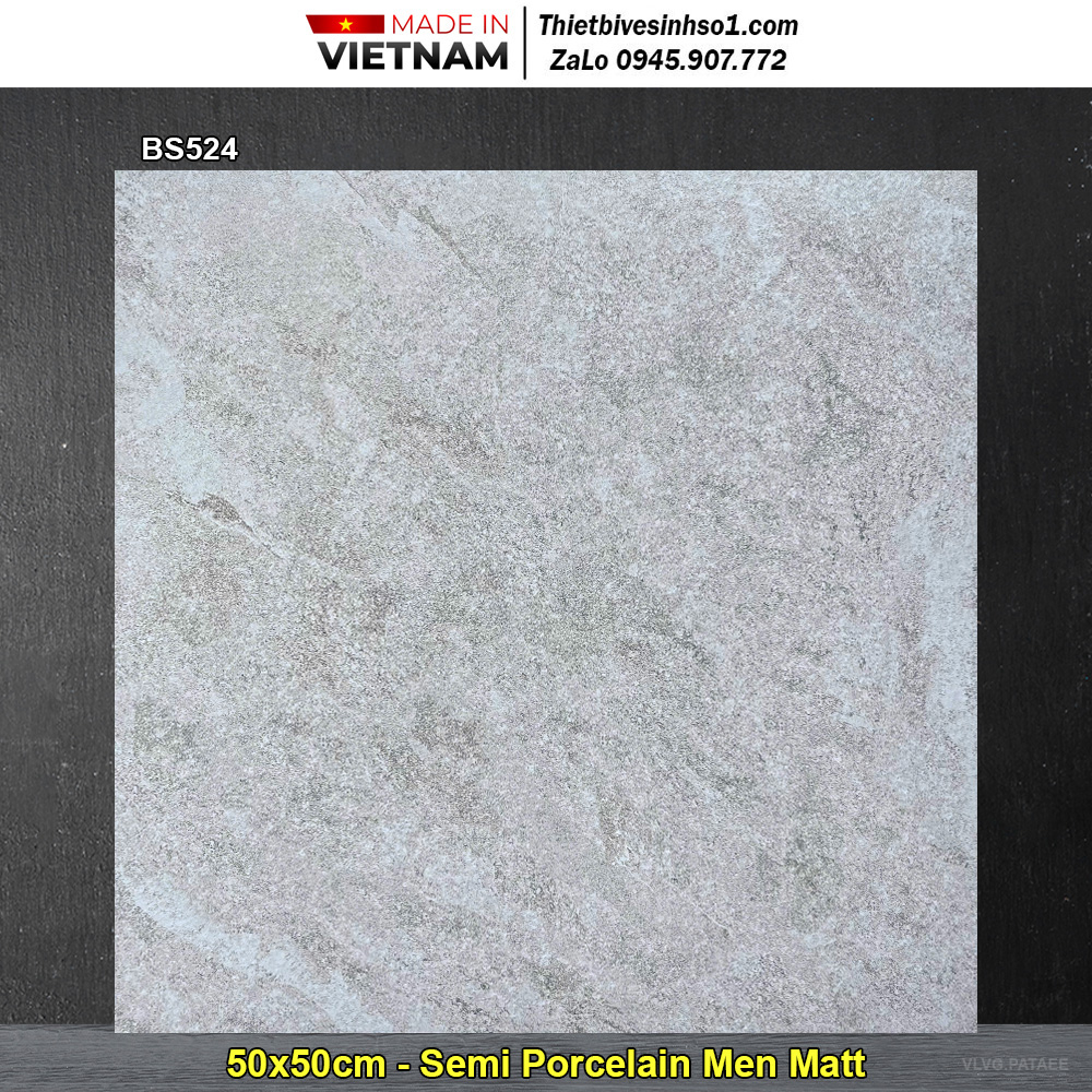 Gạch 50x50 Viglacera BS524 Vân Xi Măng