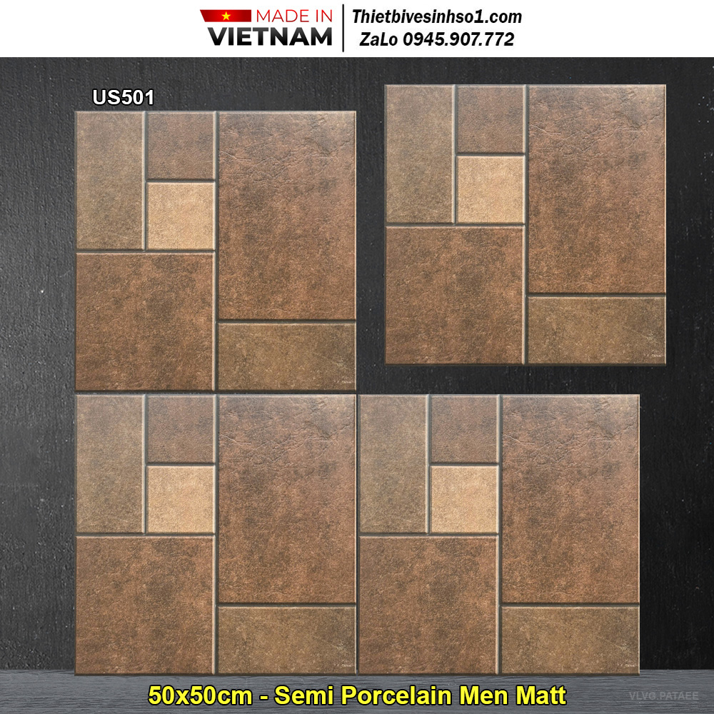 Gạch 50x50 Viglacera US501 Lát Sân